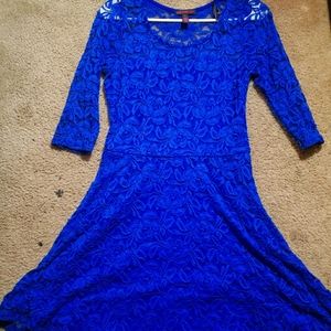 Size M royal blue summer dress